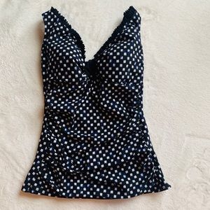 NWT Profile by Gottex | Polka Dot Takini Top